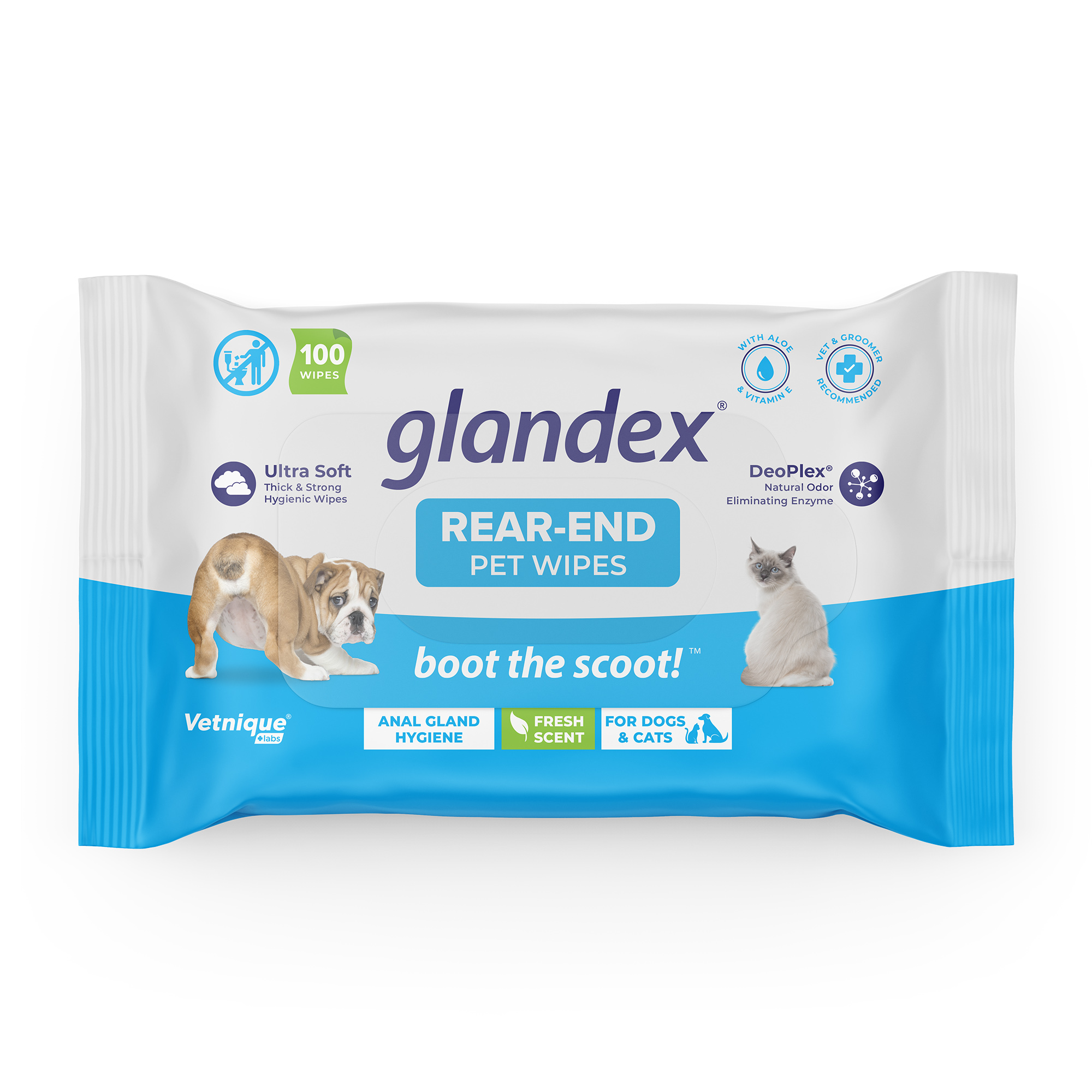 Glandex® Anal Gland Hygienic Pet Wipes