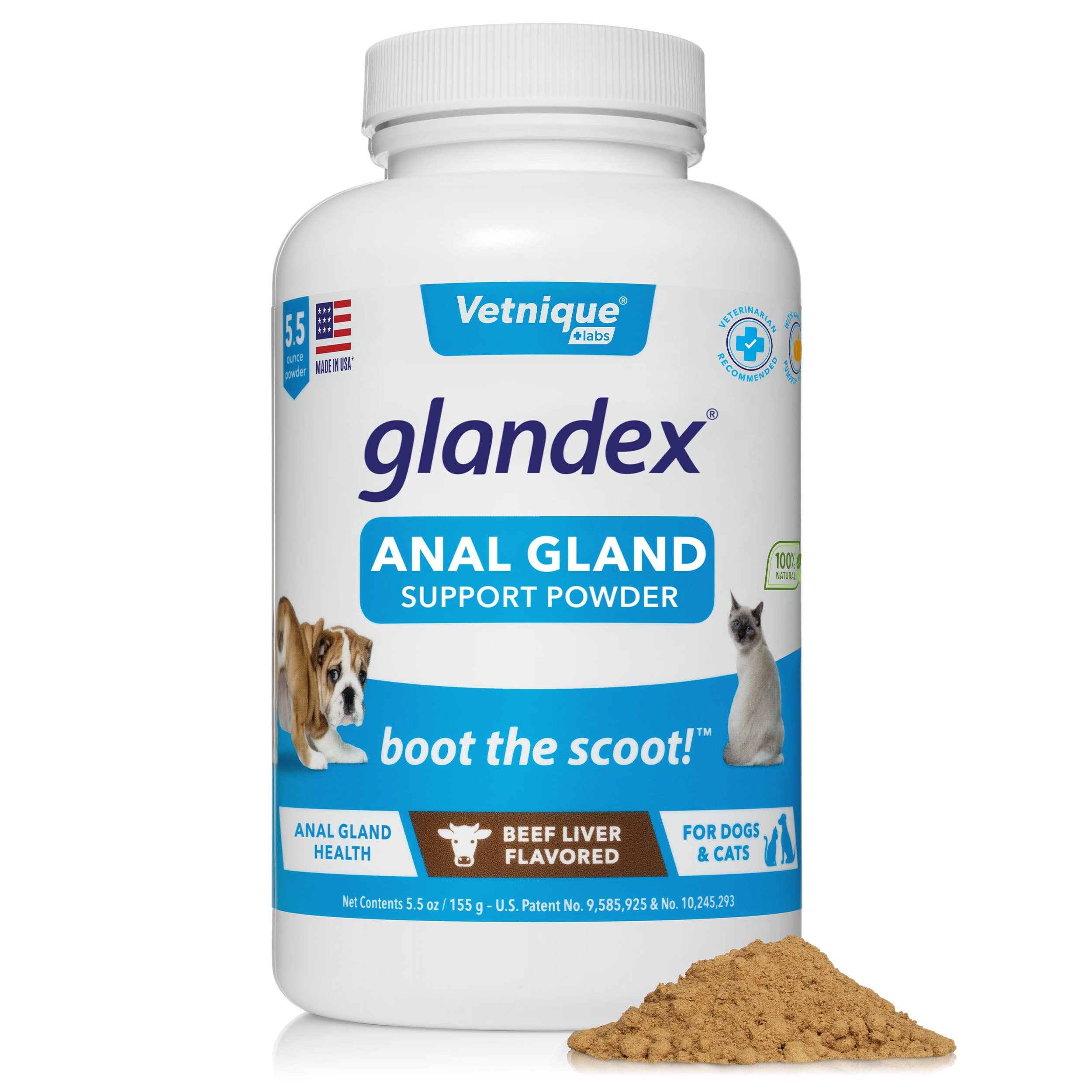 Glandex Anal Gland Support for Dogs - 120ct, Peanut Butter, exp 02/25, NEW  24606999957